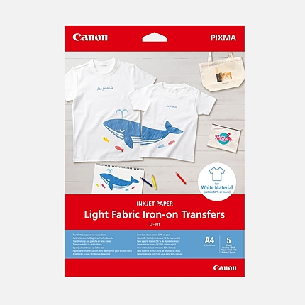 Canon Dark Fabric Iron-on Transfers A4