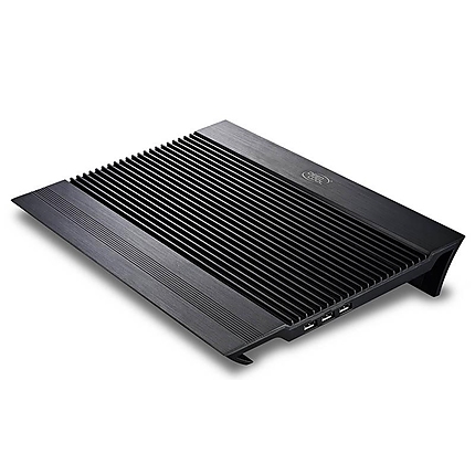 Охладител за лаптоп DeepCool N8 BLACK, 17", 2x140 mm, Черен