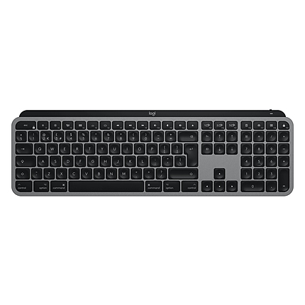 Logitech MX Keys for Mac Advanced Wireless Illuminated Keyboard - SPACE GREY - US INTL - 2.4GHZ/BT - N/A - EMEA