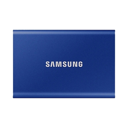 Samsung Portable SSD T7 500GB, USB 3.2, Read 1050 MB/s Write 1000 MB/s, Indigo Blue