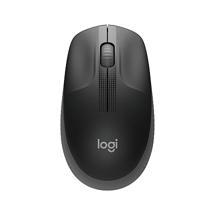 Logitech M190 Full-size Wireless Mouse - CHARCOAL - 2.4GHZ - N/A - EMEA - M190