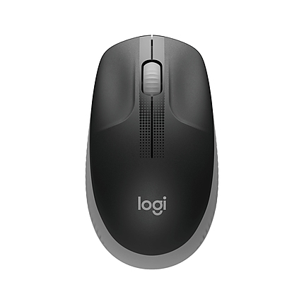 Logitech M190 Full-size wireless mouse - MID GREY - 2.4GHZ - N/A - EMEA - M190