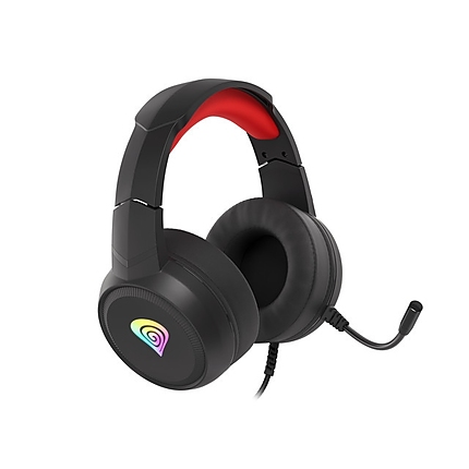 Genesis Gaming Headset Neon 200 RGB Black-Red