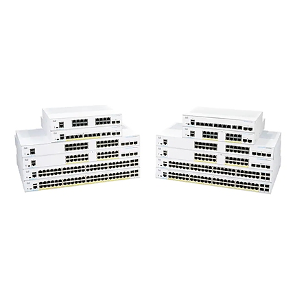 Cisco CBS250 Smart 8-port GE, Full PoE, Ext PS, 2x1G Combo