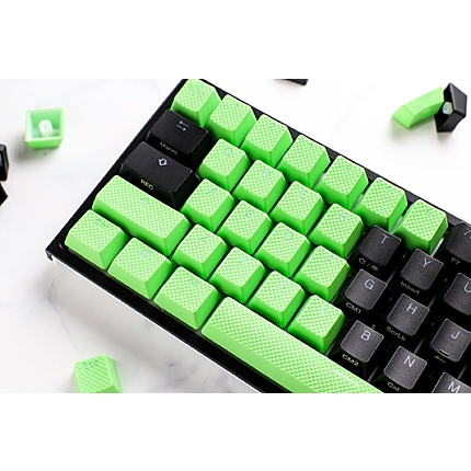 Капачки за механична клавиатура Ducky Green 31-Keycap Set Rubber Backlit Double-Shot US Layout