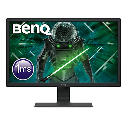 BenQ GL2480, 24" TN, 1ms, 1920x1080 FHD, 75Hz, Eye-care Stylish Monitor, ePaper Mode, 72% NTSC, Flicker-free, LBL, Brightness Intelligence (B.I.), 1000:1, DCR: 12M:1, 8bit, 250 cd/m, DVI, VGA, HDMI, Black