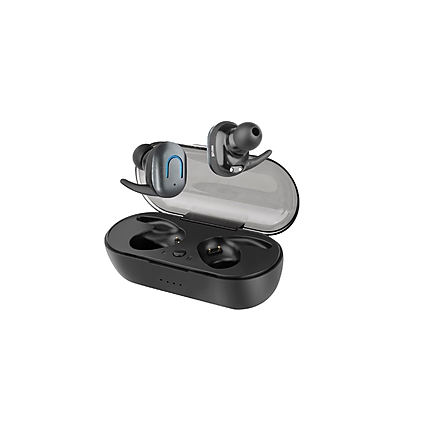 Блутут слушалки-тапи с докинг кутийка Mahell Bass 13, True Wireless, Bluetooth 5.0, Черни