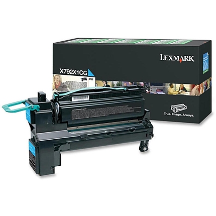 Lexmark X792X1CG X792 Cyan Return Programme 20K Print Cartridge