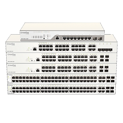 D-Link 28-Port Gigabit Nuclias Smart Managed Switch including 4x 1G Combo Ports (With 1 Year License)