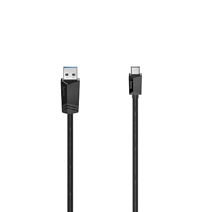 Кабел HAMA 200651 USB-C мъжко-USB-A мъжко, USB 3.2 Gen 1, 5Gbit/s, 0.75 м., Черен