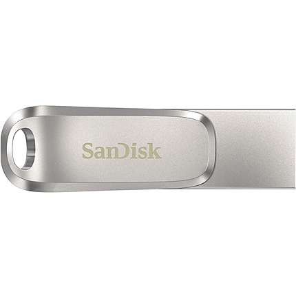 USB памет SanDisk Ultra Dual Drive Luxe, 32GB, USB 3.1 Gen 1, USB-C, Сребрист