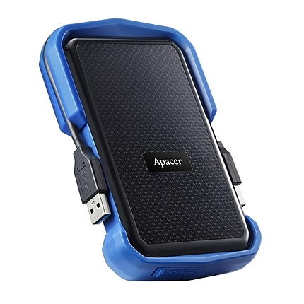 Apacer AC631, 1TB 2.5" SATA HDD USB 3.2 Military-Grade Shockproof Portable Hard Drive