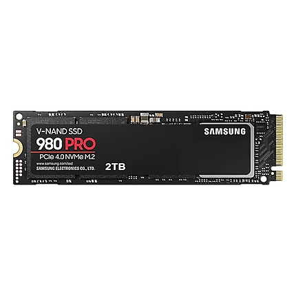 Samsung SSD 980 PRO 2TB Int. PCIe Gen 4.0 x4 NVMe 1.3c, V-NAND 3bit MLC, Read up to 7000 MB/s, Write up to 5100 MB/s, Elpis Controller, Cache Memory 2GB DDR4