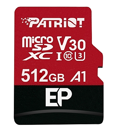 Patriot EP Series 512GB micro SDXC V30