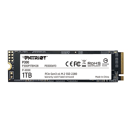 Patriot P300 1TB M.2 2280 PCIE