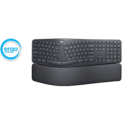 Logitech Wireless Keyboard ERGO K860, US INTL, Central, Graphite