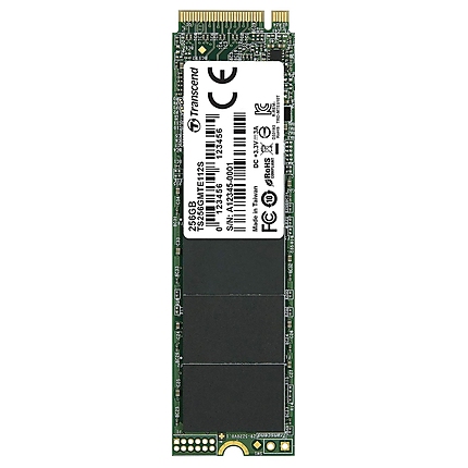 Transcend 256GB, M.2 2280, PCIe Gen3x4, M-Key, 3D TLC, DRAM-less