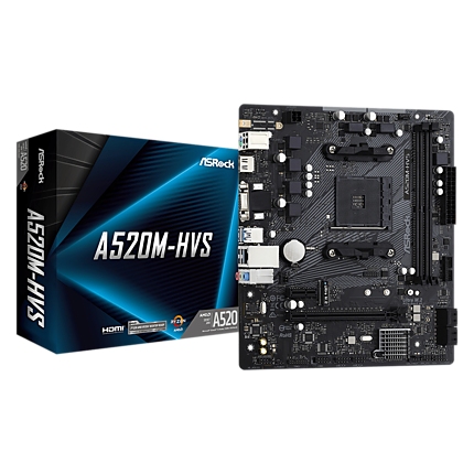 ASROCK A520M-HVS /AM4