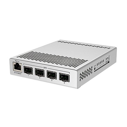 Суич Mikrotik CRS305-1G-4S+IN, 1xGigabit LAN, 4xSFP+ cages