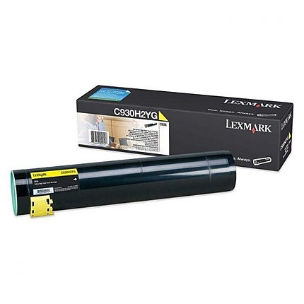 Lexmark C930H2YG C935 Yellow High Yield Toner Cartridge 24K