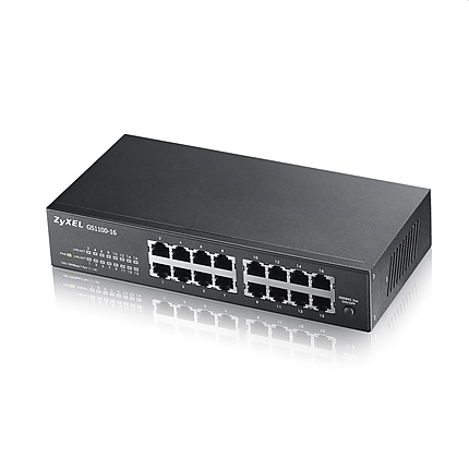 ZyXEL GS1100-16 v3 16-port Gigabit Unmanaged Switch