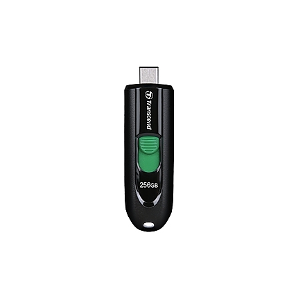 Transcend 256GB, USB3.2, Pen Drive, Type-C, Capless, Black