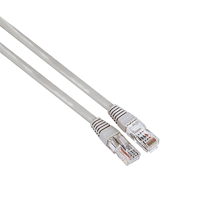 Мрежов кабел HAMA,CAT 5e, FTP/UTP, RJ-45 - RJ-45, 5м, екраниран, Сив, булк опаковка