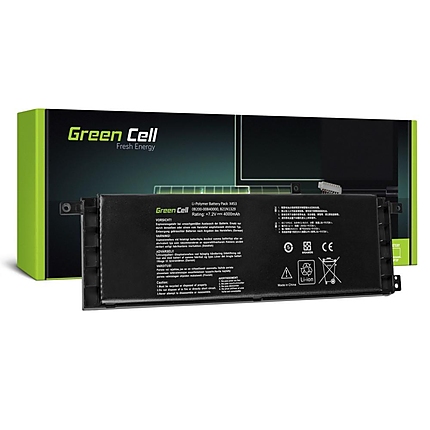 Батерия  за лаптоп  Asus X553 X553M F553 F553M / 7,2V 3800mAh   GREEN CELL