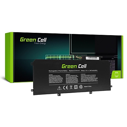 Батерия  за лаптоп C31N1411 for Asus ZenBook UX305C UX305CA UX305F UX305FA  11,4V 3947mAh   GREEN CELL