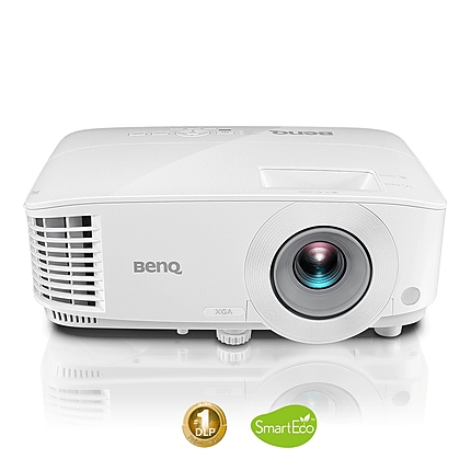 BenQ MX550, DLP, XGA (1024x768), 20 000:1, 3600 ANSI Lumens, Zoom 1.1x, Vertical Keystone, Speaker 2W, VGA, 2xHDMI, S-Video, RCA, VGA out,  Audio In/Out, RS232, USB mini B, 2.3 kg, White