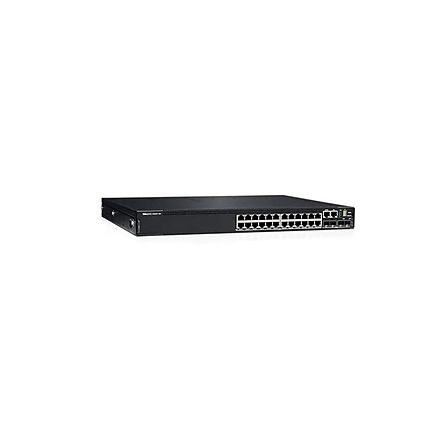 Dell EMC PowerSwitch N3224T-ON, 24x1G RJ-45, 4x10G SFP+, 2x100G QSFP28, 1xAC PSU, IO/PS, OS6, Lifetime Limited Hardware Warranty