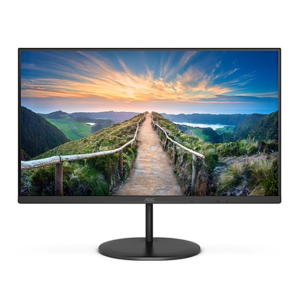 AOC Q24V4EA, 23.8" IPS WLED, 2560x1440@75Hz, 4GtG, 250m/2, 1000:1, DCR 20M:1, Adaptive Sync, FlickerFree, Low Blue Light, 2Wx2, Tilt, HDMI, DP