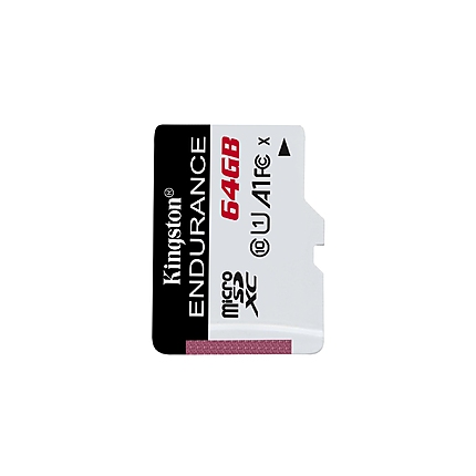 Карта памет Kingston Endurance microSDHC 64GB, Class 10 UHS-I U1 A1