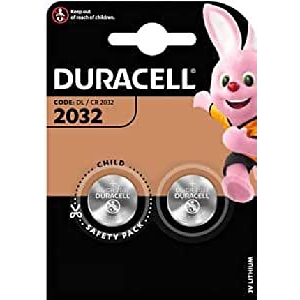 Бутонна батерия литиева GP CR2032 3V  2 бр. в блистер DURACELL