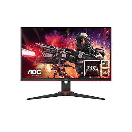 AOC 24G2ZE/BK, 23.8" IPS WLED, 1920x1080@240Hz, 1ms GTG, 0.5ms MPRT, 350cd/m2, 1000:1, 80M:1 DCR, FreeSync Premium, FlickerFree, Low Blue Light, Tilt, 2xHDMI, DP