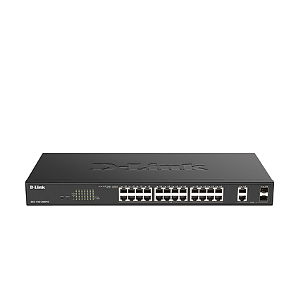 D-Link 26-Port PoE+ Gigabit Smart Managed Switch