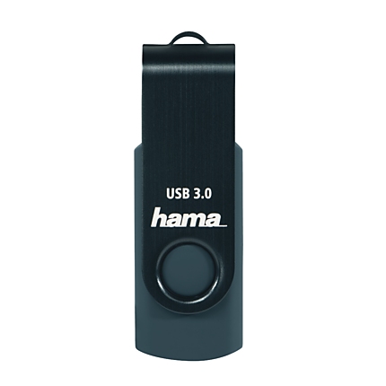 USB памет HAMA Rotate, 256GB, 90 MB/s, Петролно синьо