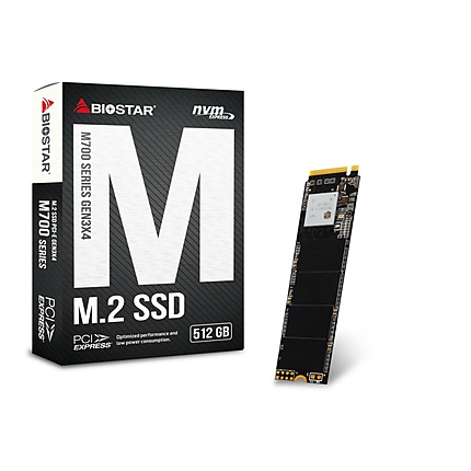 Biostar диск SSD 512GB M.2 PCI Express - M700-512GB