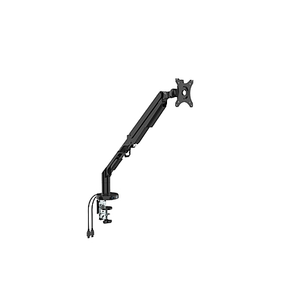 Makki Стойка за монитор Monitor Mount - GL731 Aluminuim Black - 1 Monitor, Gas Lifter, 2 x USB3.0 - MA-GL731-U3-BK