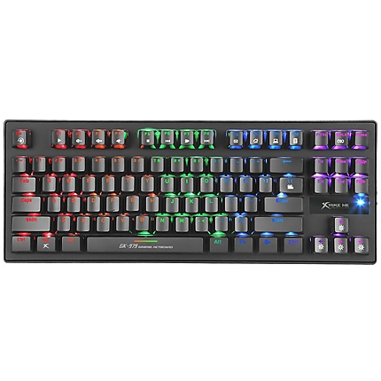 Xtrike ME механична клавиатура Gaming Keyboard Mechanical 87 keys GK-979 - Blue switches, Rainbow backlight