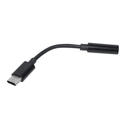 Makki преходник Adapter Type-C M to 3.5mm audio jack 4P F, Black - MAKKI-CBL-C-AUDIO-BK