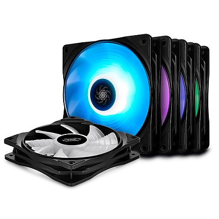 DeepCool комплект вентилатори Fan Pack 5-in-1 5x120mm RF120M RGB