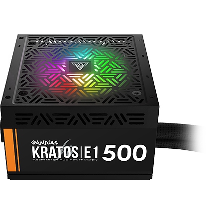 Gamdias Захранване PSU 500W Addressable RGB - KRATOS E1-500