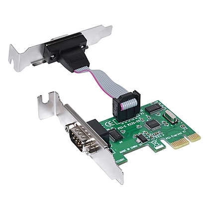 Makki нископрофилна карта Low Profile PCI-E card to 2 x Serial port - MAKKI-PCIE-SERIAL-LP