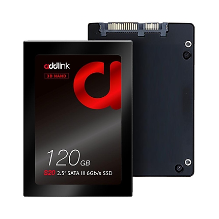 Addlink диск SSD S20 120GB - SATA3 3D NAND 510/400 MB/s - ad120GBS20S3S