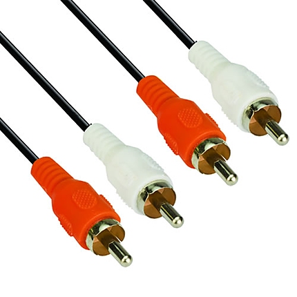 VCom Аудио кабел RCA 2x M / RCA 2x M - CV022-5m