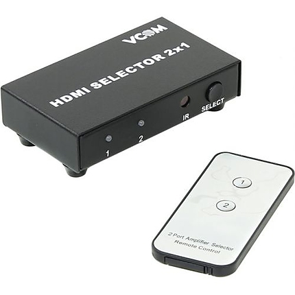 VCom Селектор HDMI Selector 2x1 - DD432