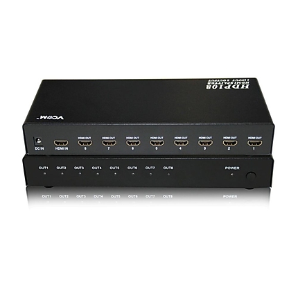 VCom Сплитер HDMI SPLITTER Multiplier 1x8 - DD418A