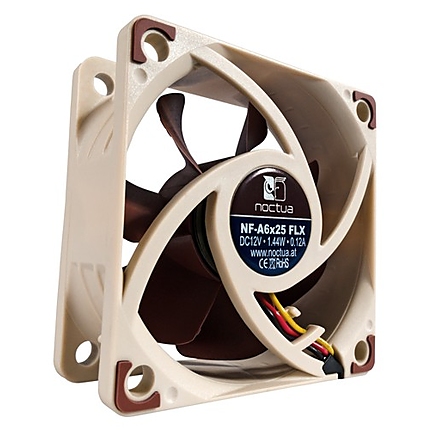 Noctua Вентилатор Fan 60x60x25mm 3000/2400/1600rpm NF-A6x25 FLX