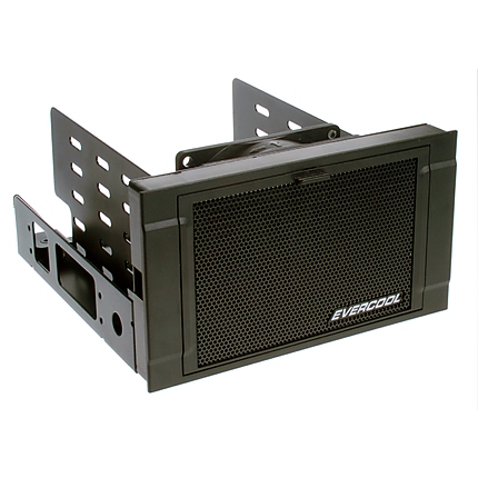 Evercool Охлаждане HDD bay 2x5.25" for 3HDD Fan/Filter HD-AR-B